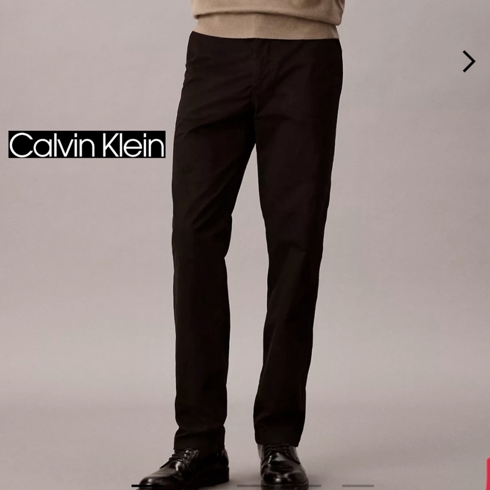 NWT Calvin Klein Men's Charcoal Dress Pants 34 X 30